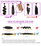 Easen Hair Brazilian Hair Clip in Extensions Natural Wave Clip in Human Hair Extensions Remy Clip In Hair Extension Wavy Clip in Human Hair Extensions Natural Color 7pcs/lot 120grams/se (16inch)