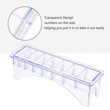 8 Grid Base Box For Universal Hair Clipper Limit Comb Guide Attachment Size Barber Replacement Hair Styling Tool Accessories