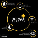 ShiKai - Borage Therapy Plant-Based Dry Skin Lotion, Soothing & Moisturizing Relief For Dry, Irritated & Itchy Skin, Non-Greasy, Sensitive Skin Friendly (Unscented, 8 Ounces)
