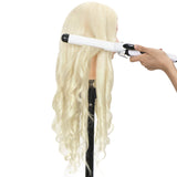 Cosmotologist Doll head for Hair Styling 26 inch Mannequin Head with Hair Doll Head Styling 50% Real Hair Dolls to Practice Braiding Training Head Cosmetology Doll Manikin Head with Clamp + Braid Set