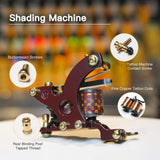 Dragonhawk Complete Tattoo Kit Starter Coils Tattoo Machine Kit Immortal Tattoo Inks Power Supply Needles Grips Tips Foot Pedal Clip Cord with Carry Case 5-3N