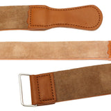 KALAIXING Straight Razor Sharpener Strap Belt. Genuine Leather Strop Belt with Sharpening Polishing Compound for Knife Straight Razor by-TD02