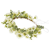 Vividsun Boho Flower Headband Floral Garland Crown Wedding Festival Party Headpiece