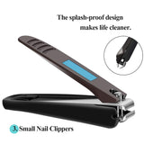 Ivandar 10 Pcs Manicure and Pedicure Personal Care Set,Professional 304 Stainless Toenail Clippers for Ingrown Toenails,Premium Rubber Handle Handy Toenail Trimmer Come with Luxury Gift Box