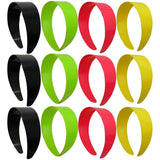 2 Inch Wide Headband - Set of 12 - Neons