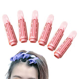 6 PCS Natural Fluffy Hair Clip,Self Grip Root Volume Hair Curler Clip Volumizing Hair Root Clip DIY Curler Fluffy Clamps Rollers Fluffy Hair Roots Hair Styling Tool (Pink)