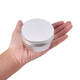 PH PandaHall 20 Pack 2.7oz Screw Top Metal Steel Tins Aluminum Tin Cans Jar Empty Slip Slide Round Containers For Lip Balm, Crafts, Cosmetic, Candles, Storage Kit