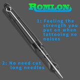 Stick and Poke Tattoo Kit - Romlon Hand Stick Poke Tattoo Tool with Tattoo Needles and Tattoo Grommets DIY Stick Poke Tattoo Kit Clean & Safe Stick & Poke Tattoo Tool for Tattoo Artist Tattoo Supplies