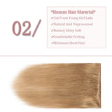 100% Unprocessed Brazilian Virgin Hair Extensions Human Hair Bundles Straight Human Hair Weft Weave Grade 7A Natural Hair #27 Dark Blonde 18'' 100g