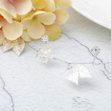 Yean Bride Wedding Hair Vine Headband Gold Leaf Bridal Accessories for Women (Silver)