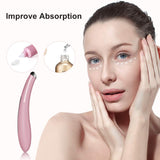 Sonic Vibration Eye Massager 40℃ Heated Wand By TOUCHBeauty, Relieves Dark Circles and Puffiness Eyes & Lips Care Device TB-1583（Cherry Pink）