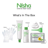 Nisha Creme Hair Color Copper Red (pack of 3)