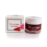 BlushLips Lip Care Exfoliating Scrub and Lip Moisturizer for Chapped Lips Treatment, Lip Repair for Soft Lips Made for Dry Lips (Cruelty-free, Paraben-free, Vegan) (Watermelon)