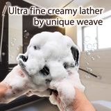 Body Scrubber, Ext. Long Design,[Made in Japan] Special Texture Makes Fluffy Foam Lather, Body Loofah, Dead Skin Cell Remover for Men, Women and Gifts.(3pcs Sets(Soft/midium/Super Hard))