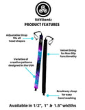 RAVEbandz!! Women's Adjustable Elastic Headbands (Lifestyle & Fitness) - For Fashion or Workouts - Non Slip Velvet Lined 1 Inch (Exclusive Paint Splatter)