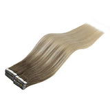 40pcs Balayage Tape in Human Hair Extensions 14inch 14M60