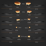 Yoseng Makeup Brush Set of 10Pcs New Fashionable Super Soft Professional Oval Toothbrush Foundation Contour Powder Blush Conceler Eyeliner Blending Brush Cosmetic Brushes Tool Set with Box (Black)