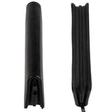Neverland Beauty 1pc Hair Scissors Bag Leather Barber Salon Cases for hair scissors Hairdresser Accessories Shears Handbag Holder Styling Tools Storage Case (Black)