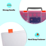Essential Oil Storage Case for 35 Bottles of 5ml 10ml 15ml with Stickers, Pipettes, Funnels, Opener. Bottles Organizer Holder Compatible with Young Living, Lagunamoon, ArtNaturals, Radha Beauty