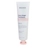 Boka Coco Ginger Toothpaste - Nano-Hydroxyapatite for Remineralizing and Sensitivity, Fluoride-Free I Dentist Recommended, Made in USA I 4oz