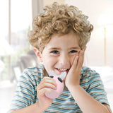 Ultrasonic Electric Toothbrush,2020 New Model Ultrasonic Kids Electric Toothbrush,U Type Whitening Toothbrush,IPX7 Waterproof,4 Gear Speed, 3-7 Years(Color-Pink)