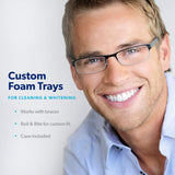 EverSmile Custom Foam Trays - Use With WhiteFoam & OrthoFoam. Cleans & Whitens Orthodontic Appliances & Teeth (2 Pack)