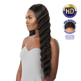 Outre Lace Front Wig Pre Plucked Lace Parting HD Transparent Crimp Wave Style ODESSA (1)