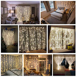 Magictec 300 LED Curtain String Light, 8 Lighting Modes Fairy Twinkle String Lights