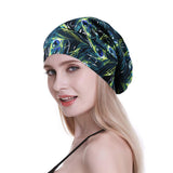 FocusCare Satin Lined Sleeping Cap for Women with Curly Hair