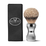 Eminent Shaving Badger Hair Mens Shaving Brush Barber Salon Men Facial Beard Cleaning Shaving-Foam Razor Brush (Silver Tip Badger)