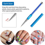Beetles Gel Nail Polish Set - Roasted Chestnuts Collection 6 Colors Fall Winter Chocolate Brown Gel Polish Kit with Nail Art Liner Brushes