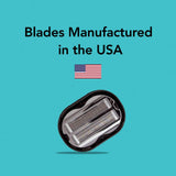 Premium Omnishaver with Cartridge Kit - The Fastest Way to Shave Head, Legs, Arms, Body|an Alternative to Disposable Shaving Razors Self Cleans & Strops During Use with Durable Blade|Bald Head Shaver