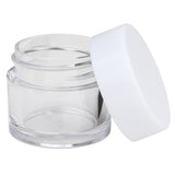 Beauticom High-Graded Quality 7 Grams/7 ML (Quantity: 48 Packs) Thick Wall Crystal Clear Plastic LEAK-PROOF Jars Container with White Lids for Cosmetic, Lip Balm, Lip Gloss, Creams, Lotions, Liquids