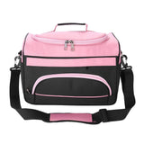 Petyoung Large Capacity Hairdressing Carrying Bag with Shoulder Strap,Professional Hairdressing Equipment Beauty Salon Tool Travel Storage Case,Portable Barber Toolkit Comb Scissors Clip Storage