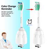 Toptheway Replacement Brush Heads Compatible with Sonicare E-Series Toothbrush HX7022/66, Essence, Xtreme, Elite, Advance and CleanCare Screw-On Handles, 6 Pack …