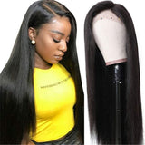 13x4 Lace Front Human Hair Wigs For Women Brazilian Straight Lace Frontal Wig (16, natural color)