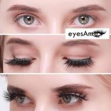 Crisscross Natural Look eyesAme 3D Soft Faux Mink 7 Pairs 16MM Handmade False Eyelashes Reusable Fake Lashes