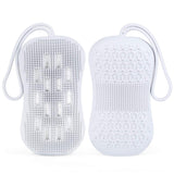 HelloCreate Silicone Bath Body Scrubber Exfoliating Massage Shower Brush Baby Shampoo Brush