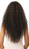Outre LACEFRONT PERFECT HAIR LINE Glamorous Curly Wave Fully Hand-Tied 13”x 6” Frontal HD Baby Hair Transparent Lace Easy-to-Style Heat Friendly - YVETTE (613)