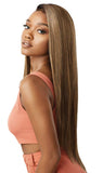 Outre LACEFRONT COLORBOMB Loose Straight Salon-Quality Colors Premium High Heat Resisitant Synthetic, Celebrity Baddies & Social Media Influencers Flaunting - KOURTNEY (3DRFF AMBER BLONDE)