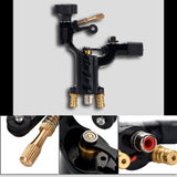 3 Colors Rotary Tattoo Motor Machine Gun, Professional Dragonfly Rotary Tattoo Motor Machine Gun Shader Liner Artist Makeup Tool Accessory, RCA Cable Artist Acessories(Black)
