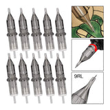 Tattoo Cartridge Needles, ATOMUS 20pcs 1RL 3RL 5RL 7RL 9RL 11RL Round Liner Disposable Sterilized Tattoo Needlefor Pen Rotary Machine Tattoo Supplies (20pcs 9RL)