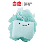 MINISO Adventure Time Bath Sponge Shower Loofa Balls Pouf Mesh Brush Loofahs Balls Exfoliating for Body Wash Bathroom Women Men - BMO