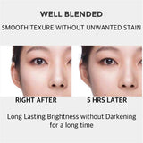Compact Powder Highlighter - SELF BEAUTY Aurora Illuminating Long Lasting Brightness Natural Face & Body Glow Healthy Skin Tone 7g/0.25oz No.01 Milkyway