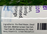 Urban ReLeaf Piercing Relief Solution ! Safely Clean, Soothe & Gently Heal New, Irritated and Keloid Piercings. 100% Natural Sea Salt, Tea Tree, Rosemary