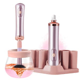 Automatic Makeup Brush Cleaner and Dryer Electric Cosmetic Brush Spinner Cleaner Device