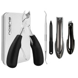 Thick Toenail Clippers, Podiatrist Toe Nail Clippers for Ingrown & Thick & Men & Seniors Toenail and Nail Surgical Grade Stainless Steel Toenail Trimmer Nipper (Black)