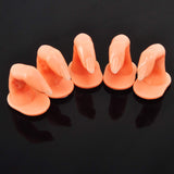 Aenoyo 36 Pcs Practice Finger Training Display Practice Stand Fake Finger Plastic Model for Nail Art Practice
