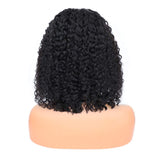 Yaster Hair 100% natural human hair in Brazil black curly wig BOB wig 150% density suitable for black women thick hair adjustable mesh cap size