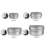 Beauticom (Quantity: 12 Pieces) 80G Refillable Silver Round Empty Aluminum Metal Tin Sample Jar Container with Screw Cap Lid for Candle, Beauty, Skincare, Cosmetics, Make Up, Balm, Salves